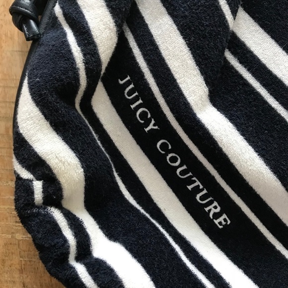 Juicy Couture Navy & White Stripe Terry Bag - Picture 3 of 9